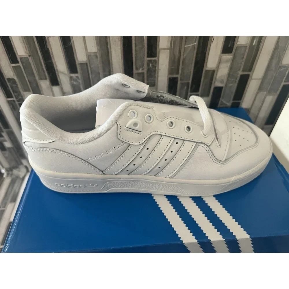 Adidas Rivalry Low Triple White‎ Shoes FV4225 Women's Size 8.5